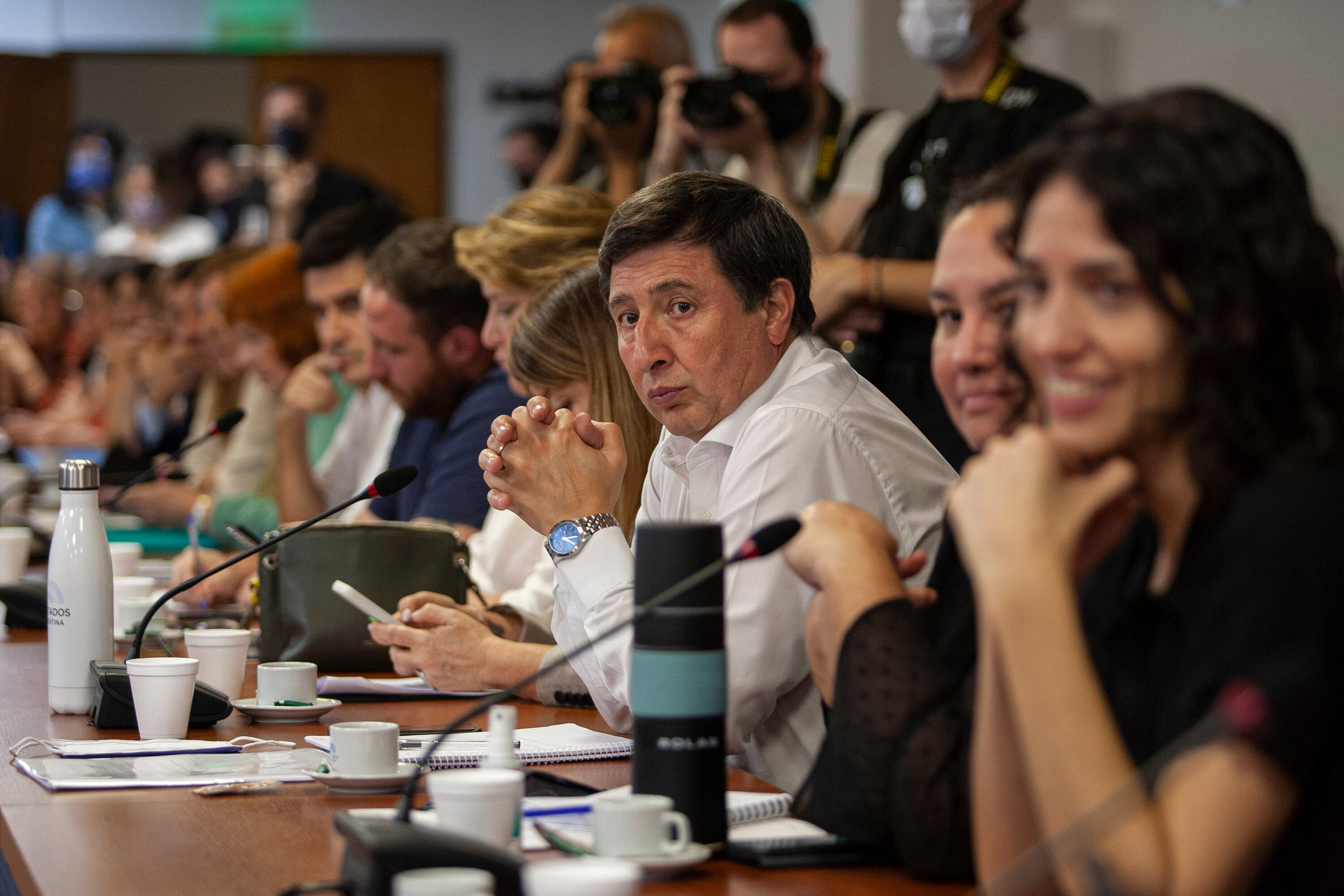 Daniel Arroyo uno de los integrantes de la Comisión de Legislación General, que esta presidida por Cecilia Moreau