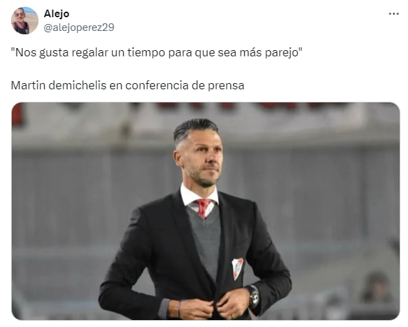 Martín Demichelis en conferencia de prensa