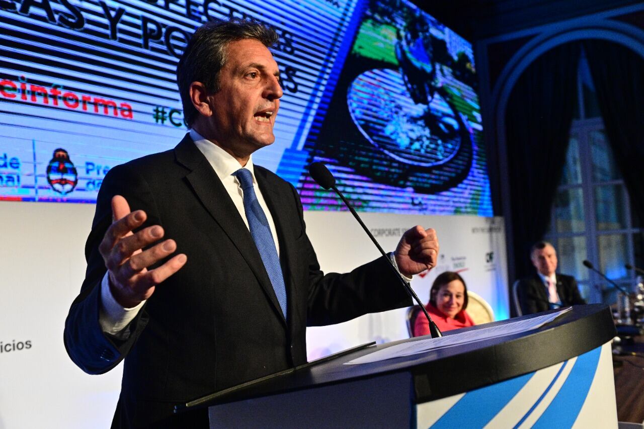 Sergio Massa en el Council de las Américas.