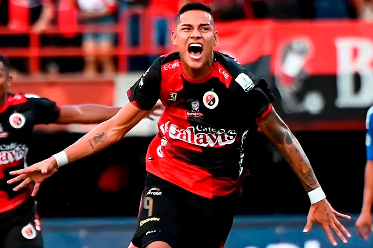 Jaime Peralta, el delantero colombiano que llega a San Lorenzo