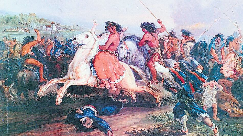 Mauricio Rugendas, El rapto de la cautiva, 1845
