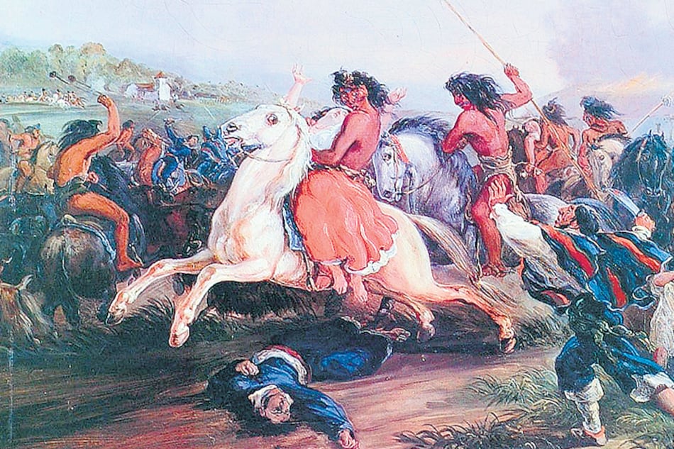 Mauricio Rugendas, El rapto de la cautiva, 1845