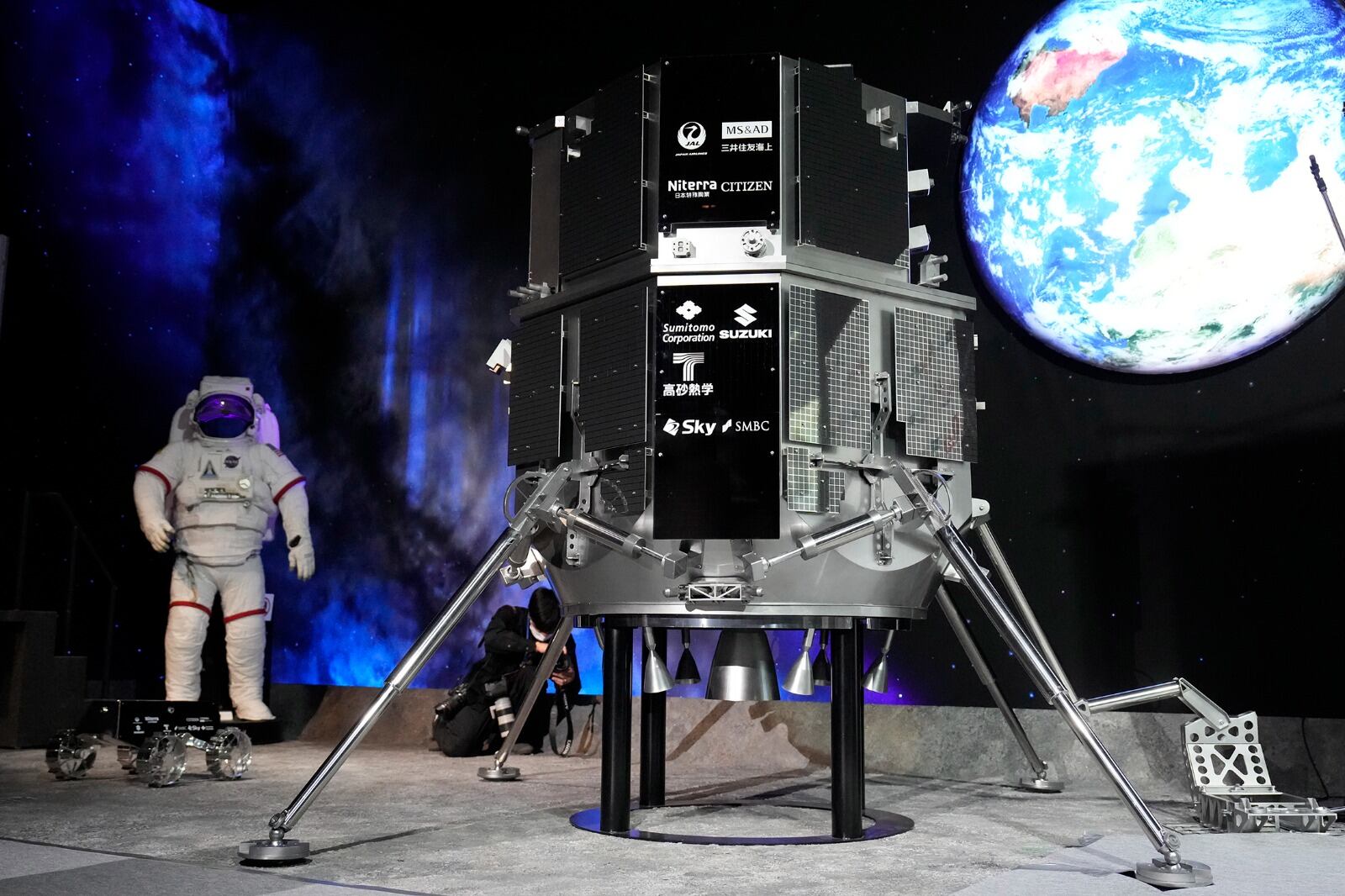 Una réplica de la nave, en un museo de Tokio.