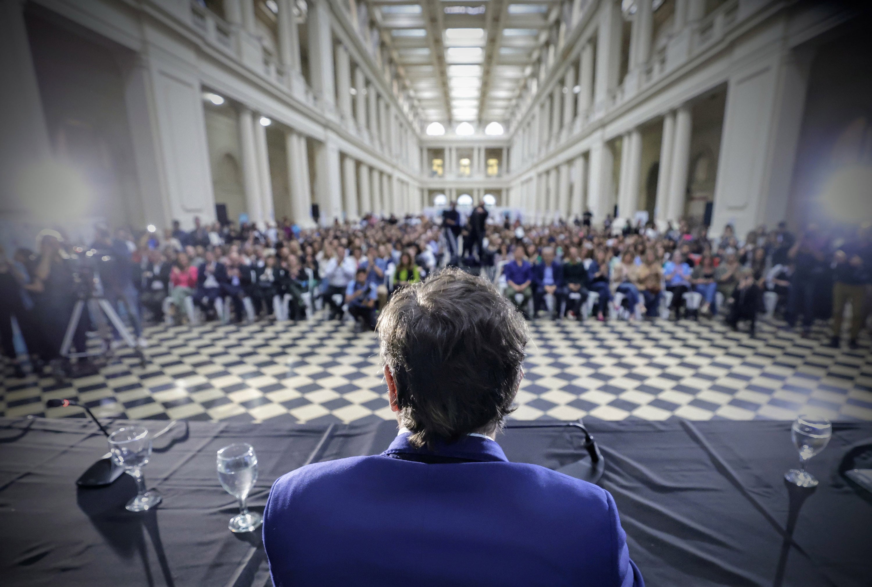 Kicillof ante el primer Congreso Provincial de Educación Sexual Integral.