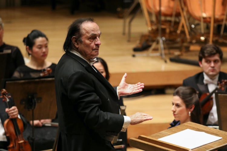 Dutoit tuvo una hija con la célebre pianista argentina.