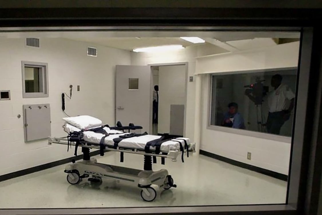 La cámara de gas donde asfixiarán a Kenneth Eugene Smith.