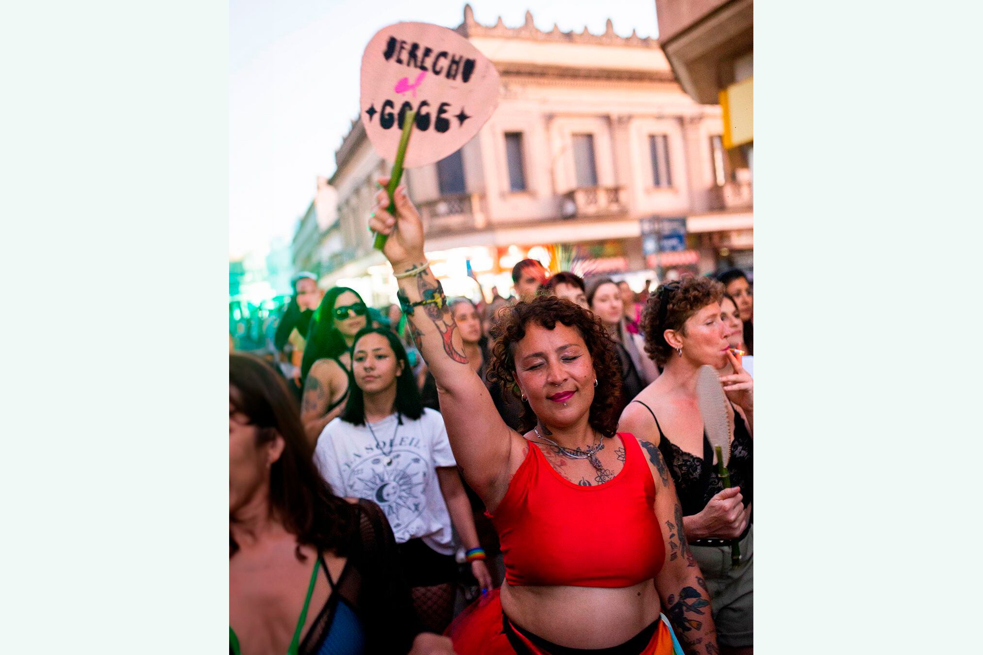 A pesar del conservadurismo, hoy la marcha es multitudinaria.
