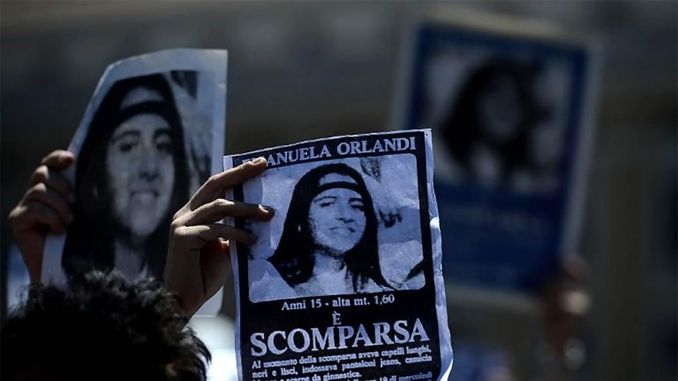 Emanuela Orlandi, hija de un funcionario del Vaticano, desapareció en Roma en 1983.