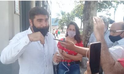 Huespe, cuando denunció agresiones públicamente