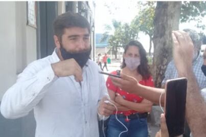 Huespe, cuando denunció agresiones públicamente