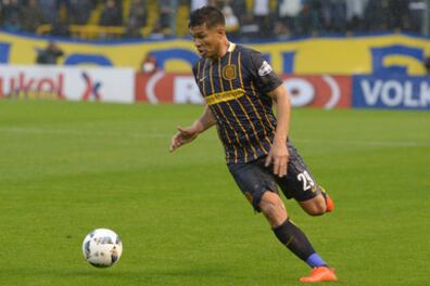 Teo Gutiérrez es para el técnico Montero una pieza clave en el ataque de Rosario Central.