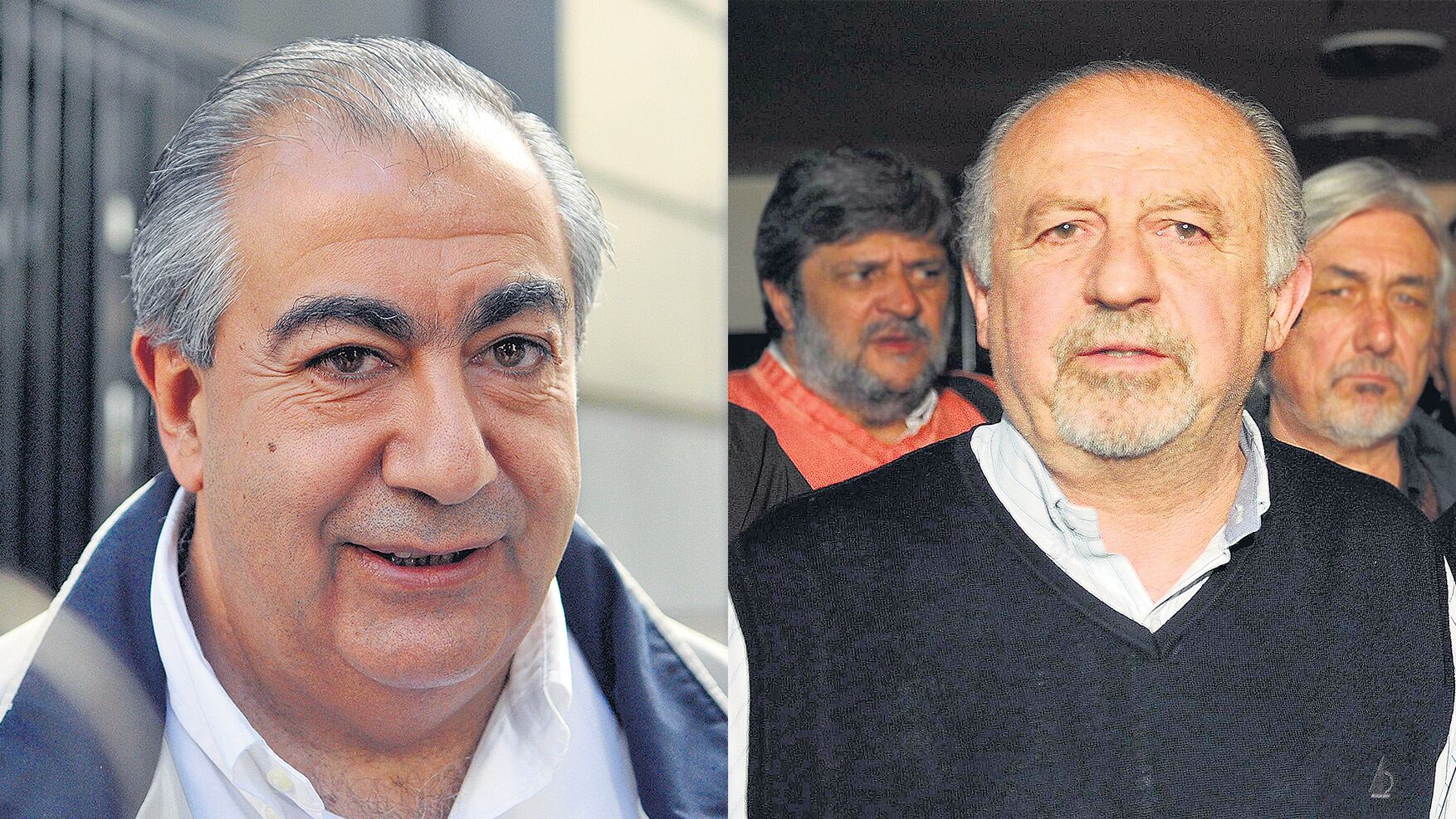 Con posturas diferentes: Héctor Daer, triunviro de la CGT, y Hugo Yasky, de la CTA de los Trabajadores.
