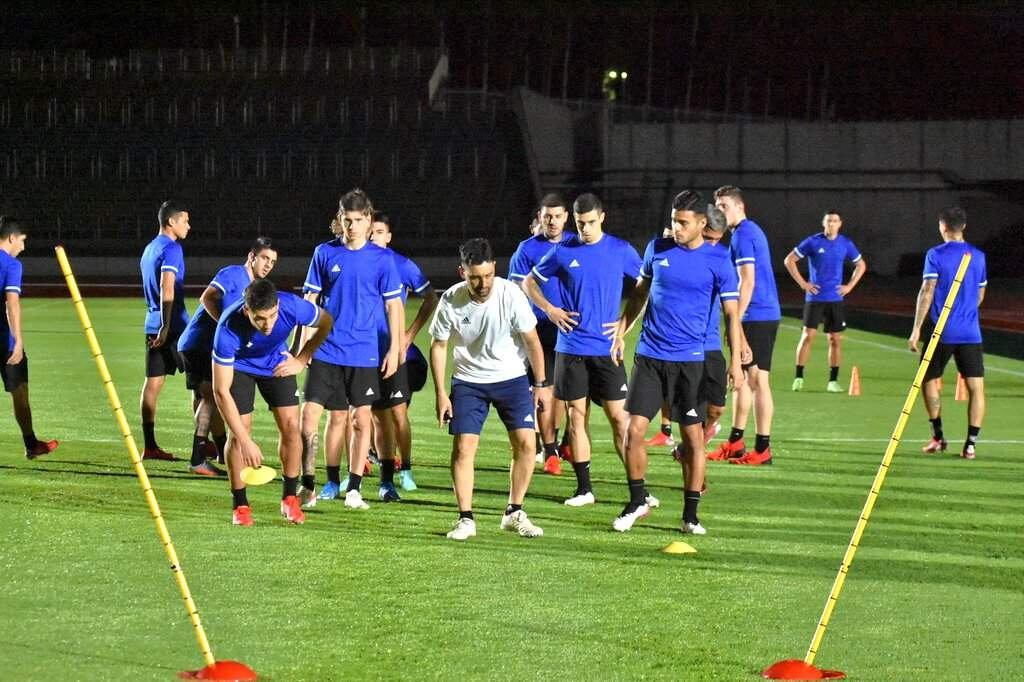 Los jugadores de la Sub 23, se preparan para el debut olímpico.