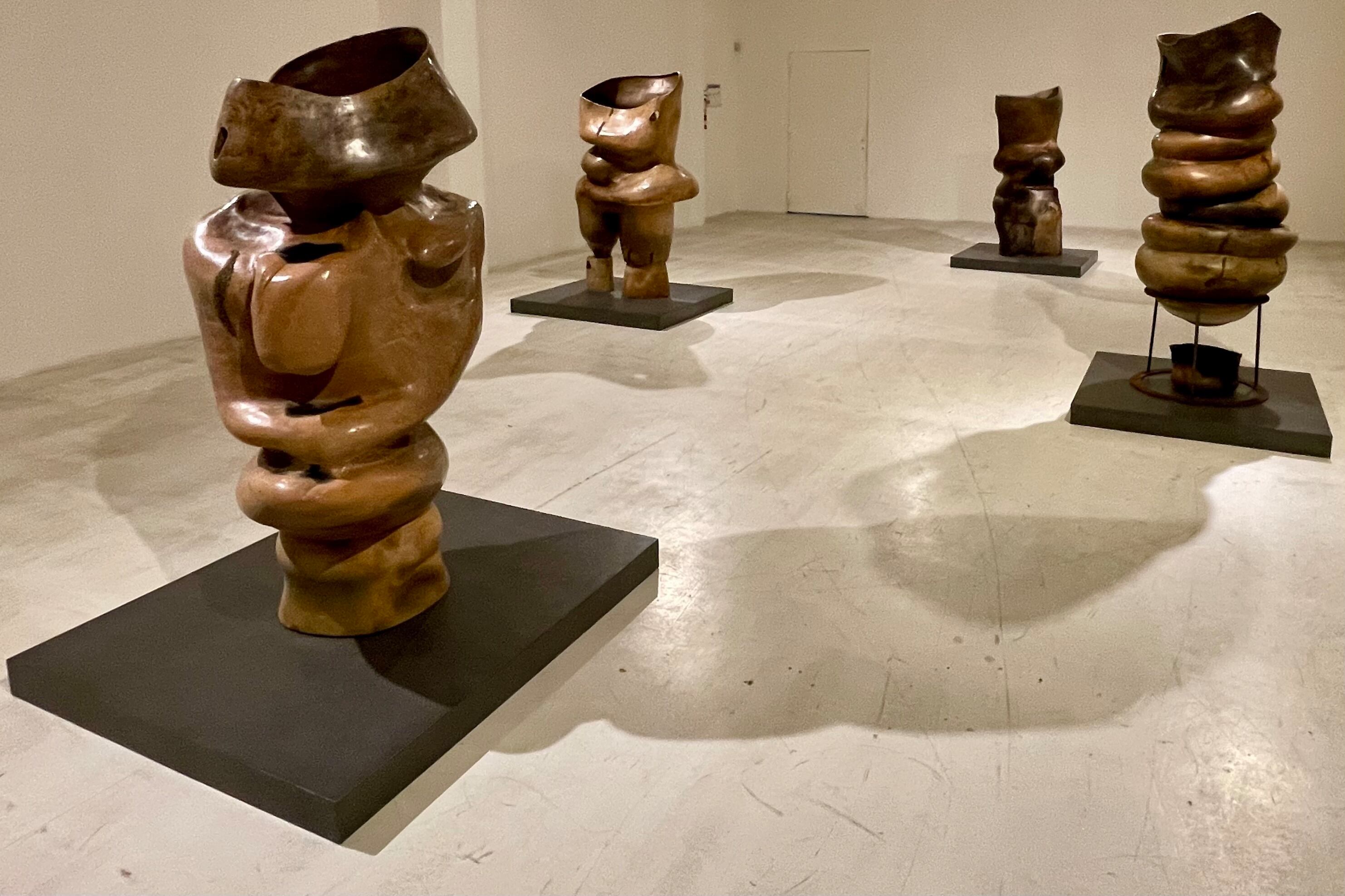 Vista parcial de la exposición de Tomás Espina en el Museo Marco.