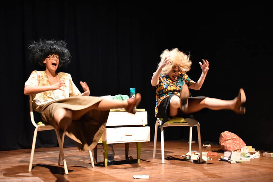 María Pía Soler y Marianela Druetta en escena