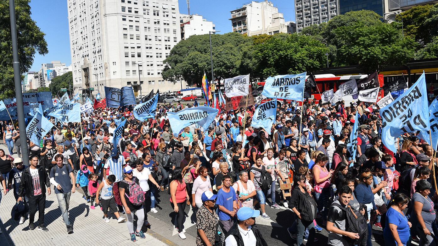Los dirigentes sociales respondieron a los anuncios del Gobierno sobre la supuesta baja de la pobreza.