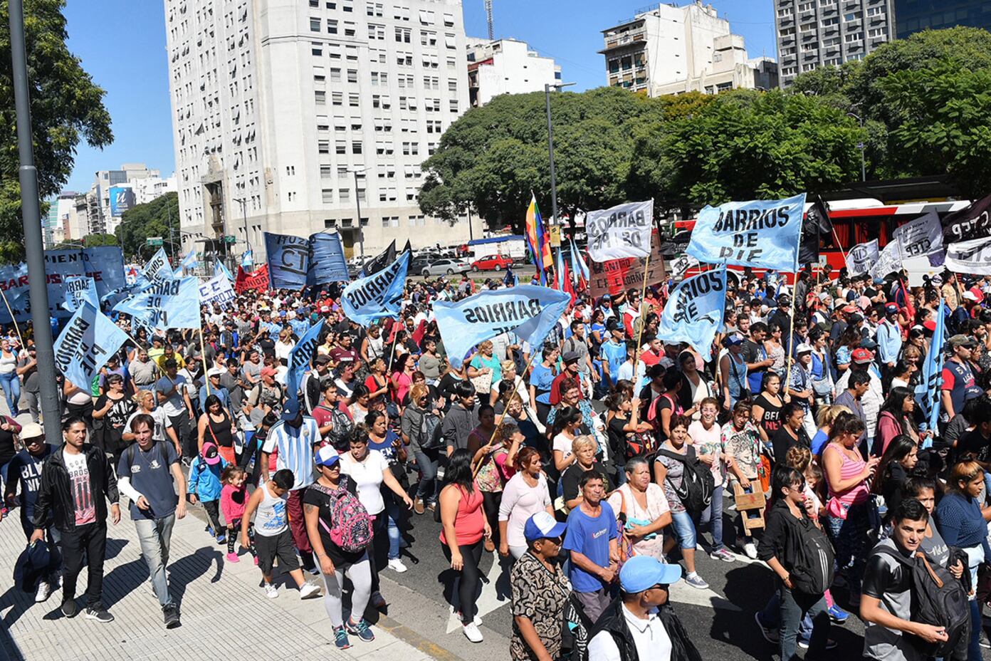 Los dirigentes sociales respondieron a los anuncios del Gobierno sobre la supuesta baja de la pobreza.