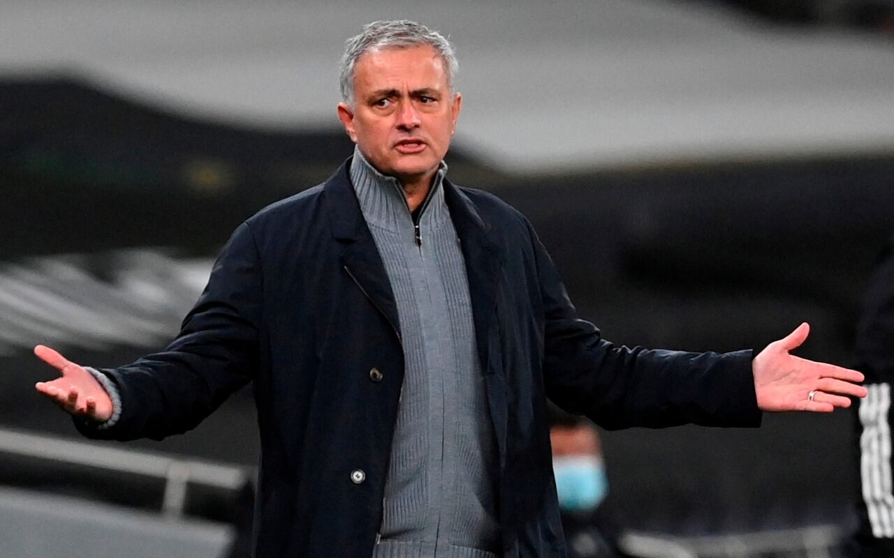 Jose Mourinho tenía contrato hasta 2023 con el Tottenham.