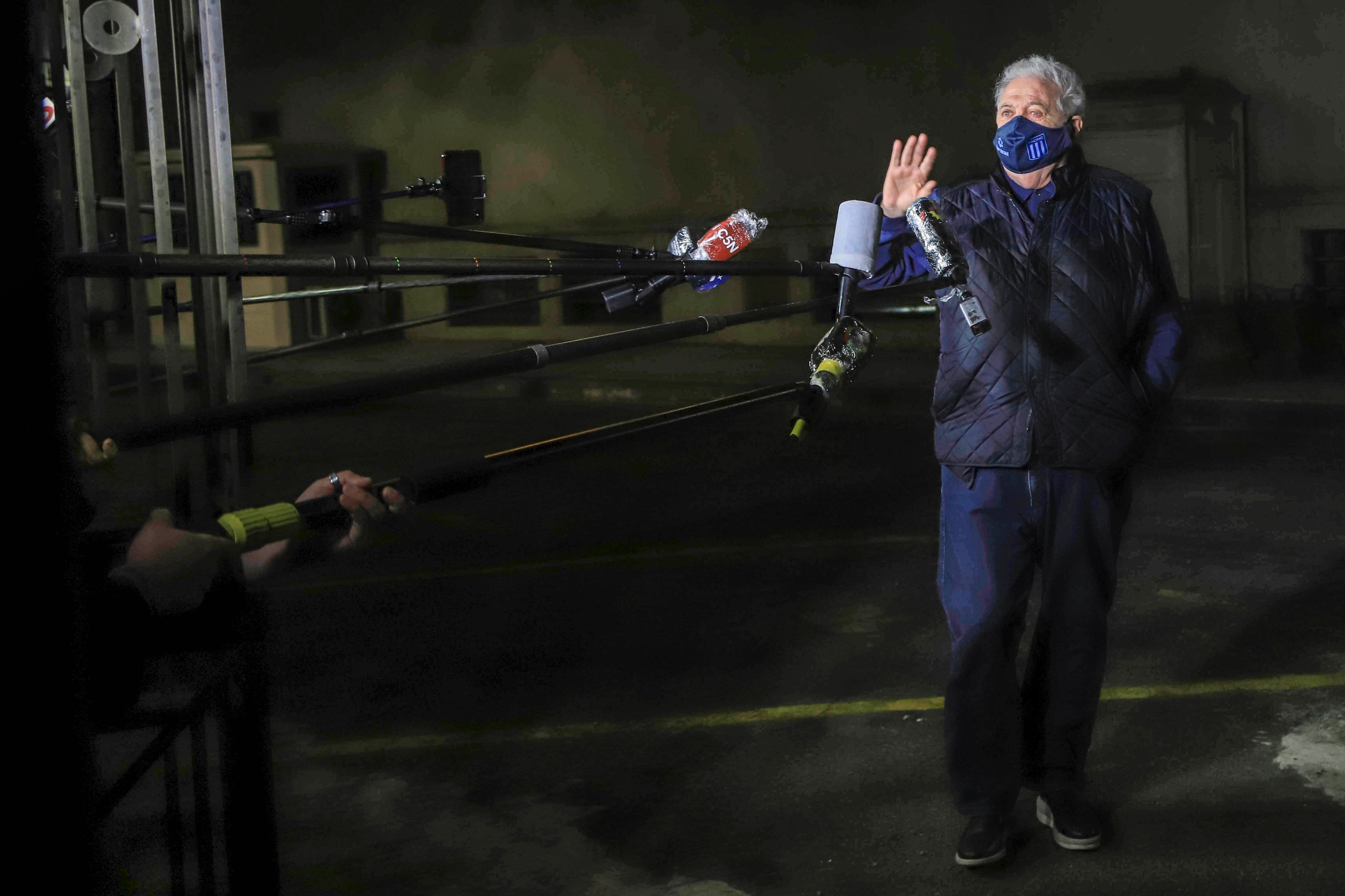 El ministro de Salud, Ginés González García, habló al término de la reunión.