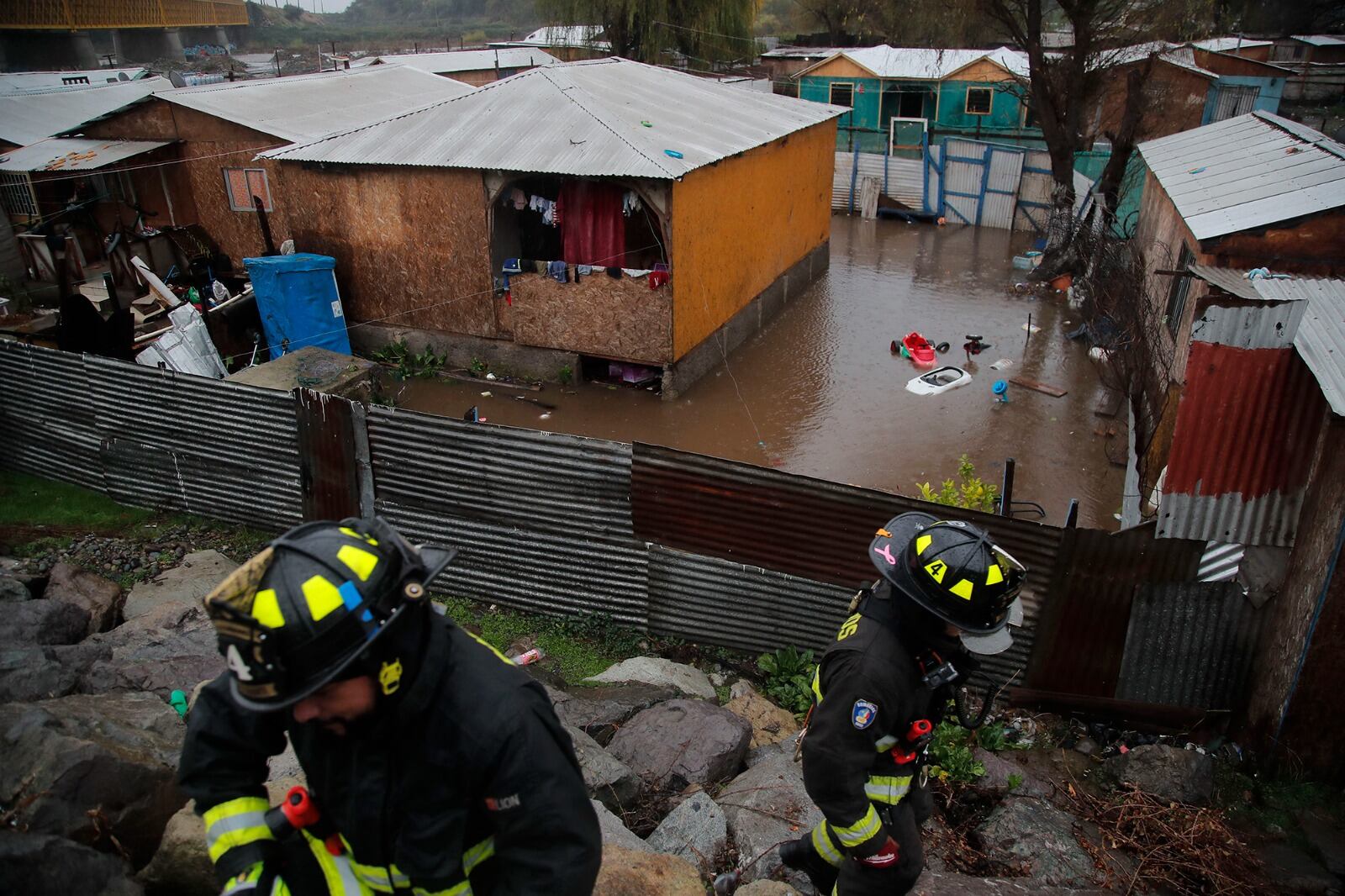 Unas 400 familias debieron ser relocalizadas por las inundaciones.