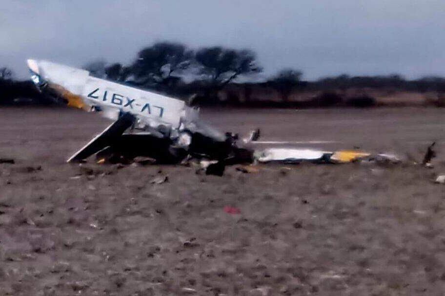 El intendente era el único tripulante de la nave que cayó en San Luis.