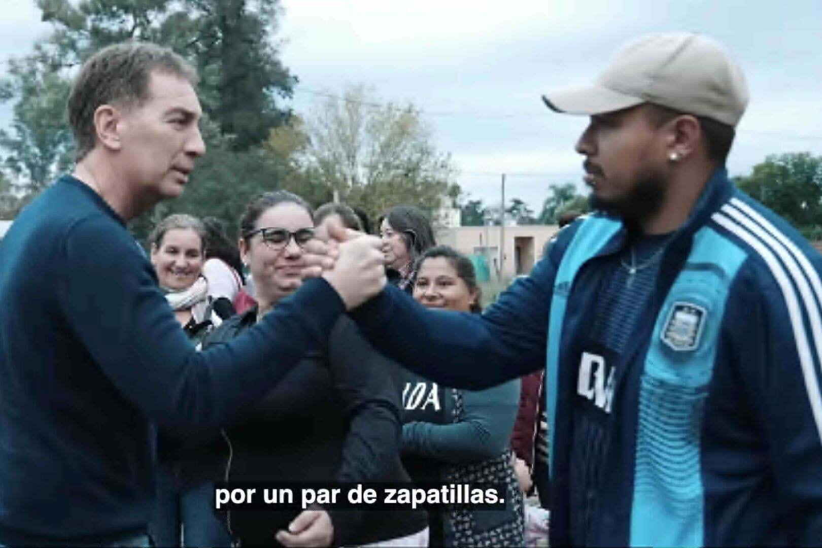 Santilli en uno de los fragmentos del spot lanzado este sábado. 