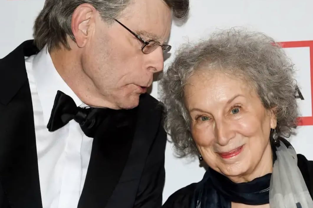 Stephen King y Margaret Atwood