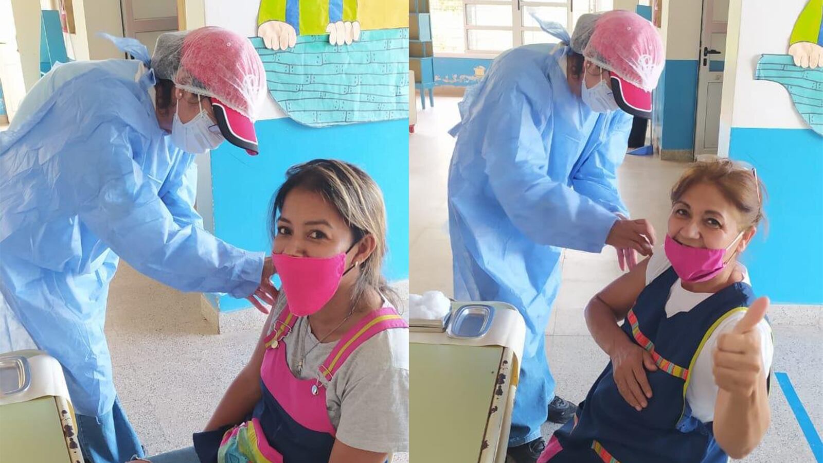 Maestras de la localidad de Colonia Santa Rosa