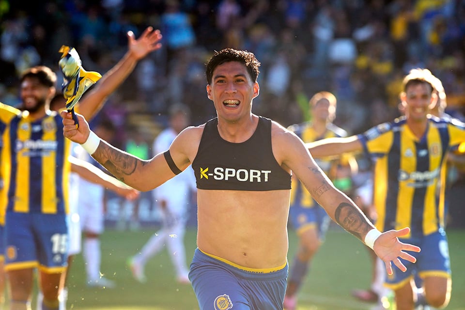 Enzo Giménez, autor del gol de la victoria.