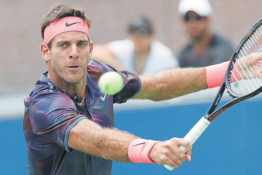 “Me voy contento con el resultado y con el juego”, dijo Del Potro.