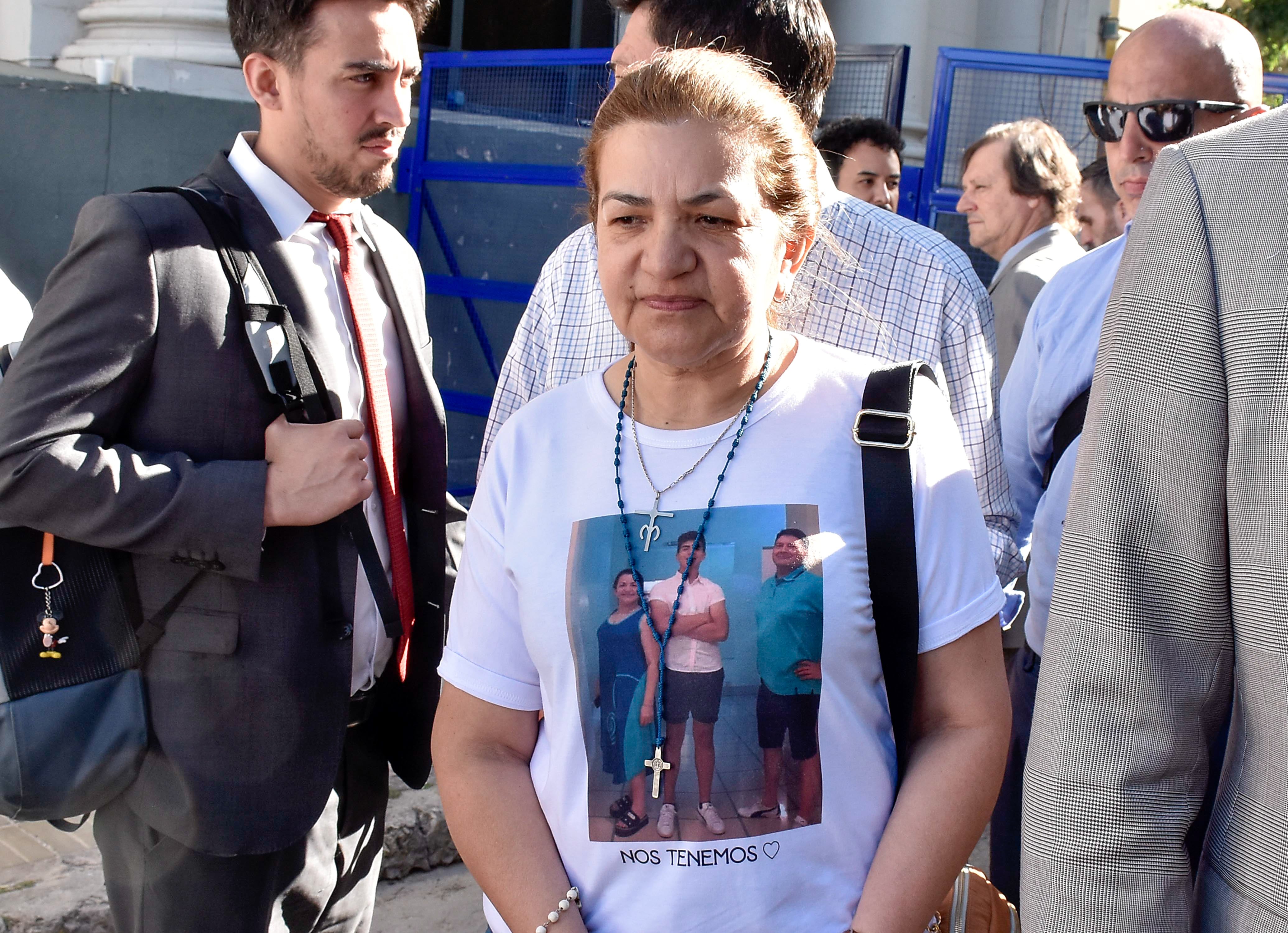 Madre Fernando Báez Sosa. Imágen: NA.