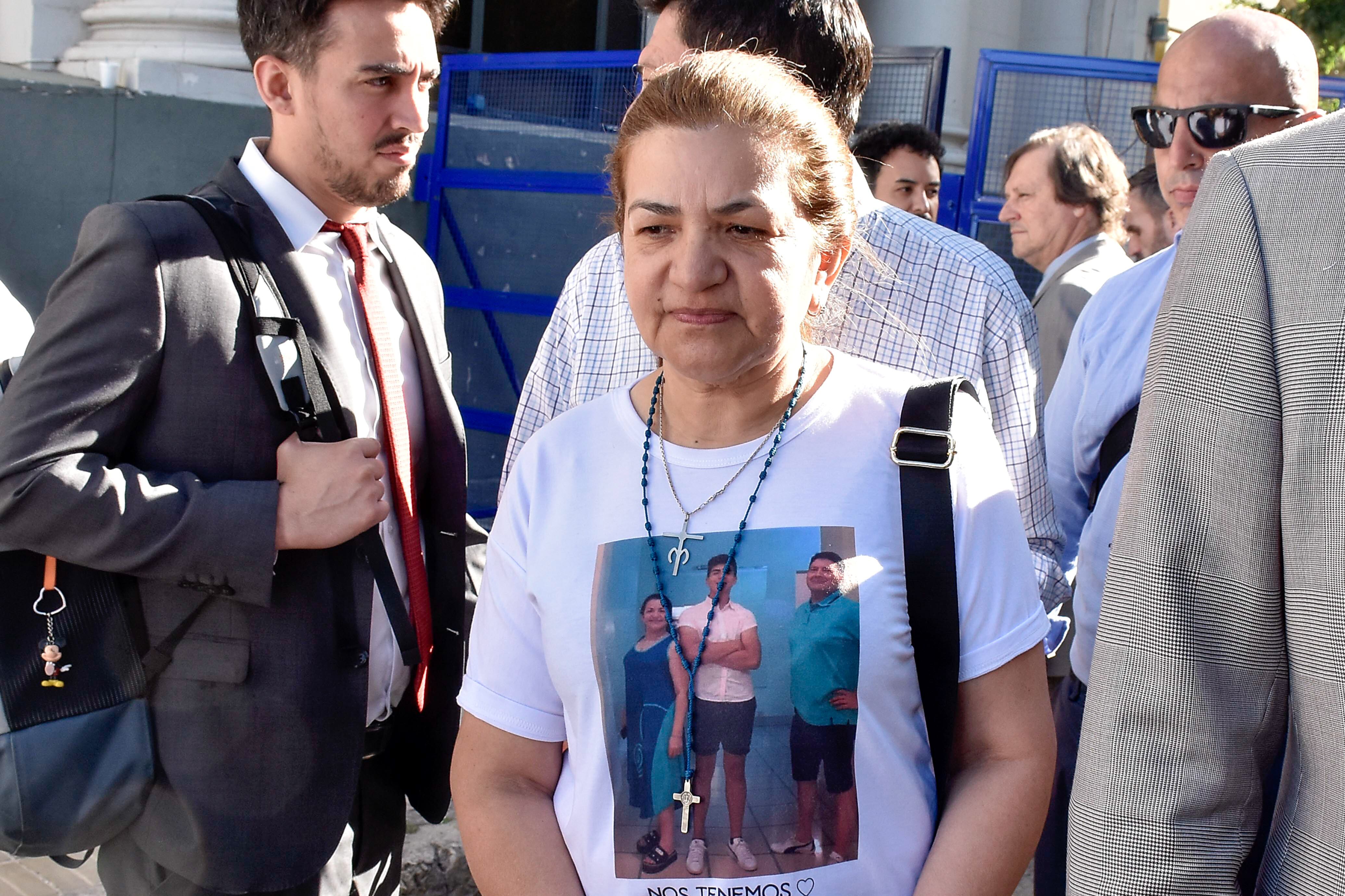 Madre Fernando Báez Sosa. Imágen: NA.