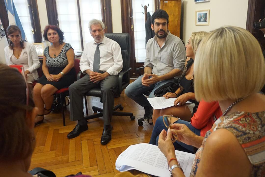 Imágenes del encuentro en la Legislatura porteña.