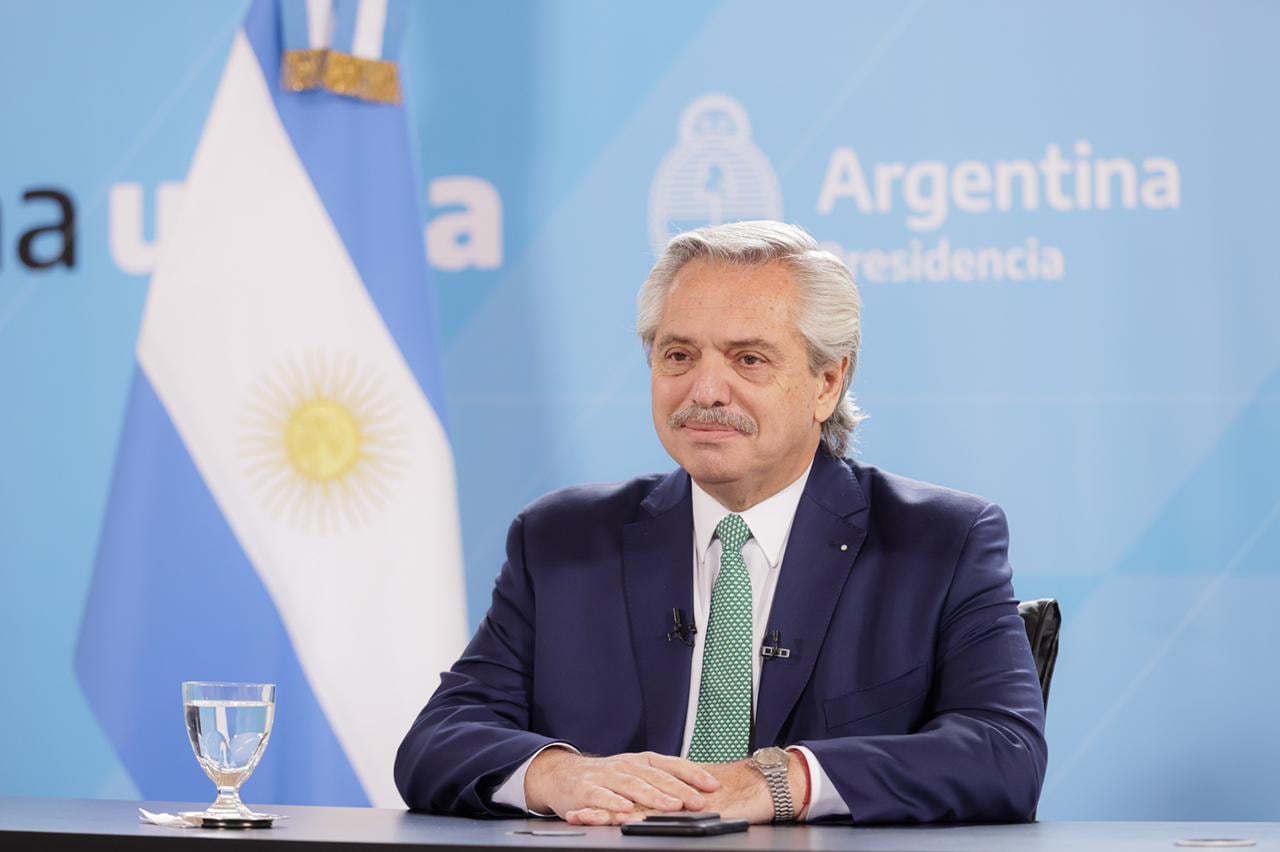 Alberto Fernández participó de modo virtual del del Foro Generación Igualdad que se desarrolla en París.