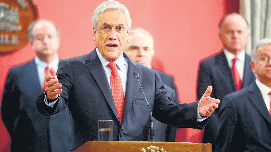 Piñera está teniendo un mal segundo año de gestión, con la economía que no crece y las expectativas negativas.