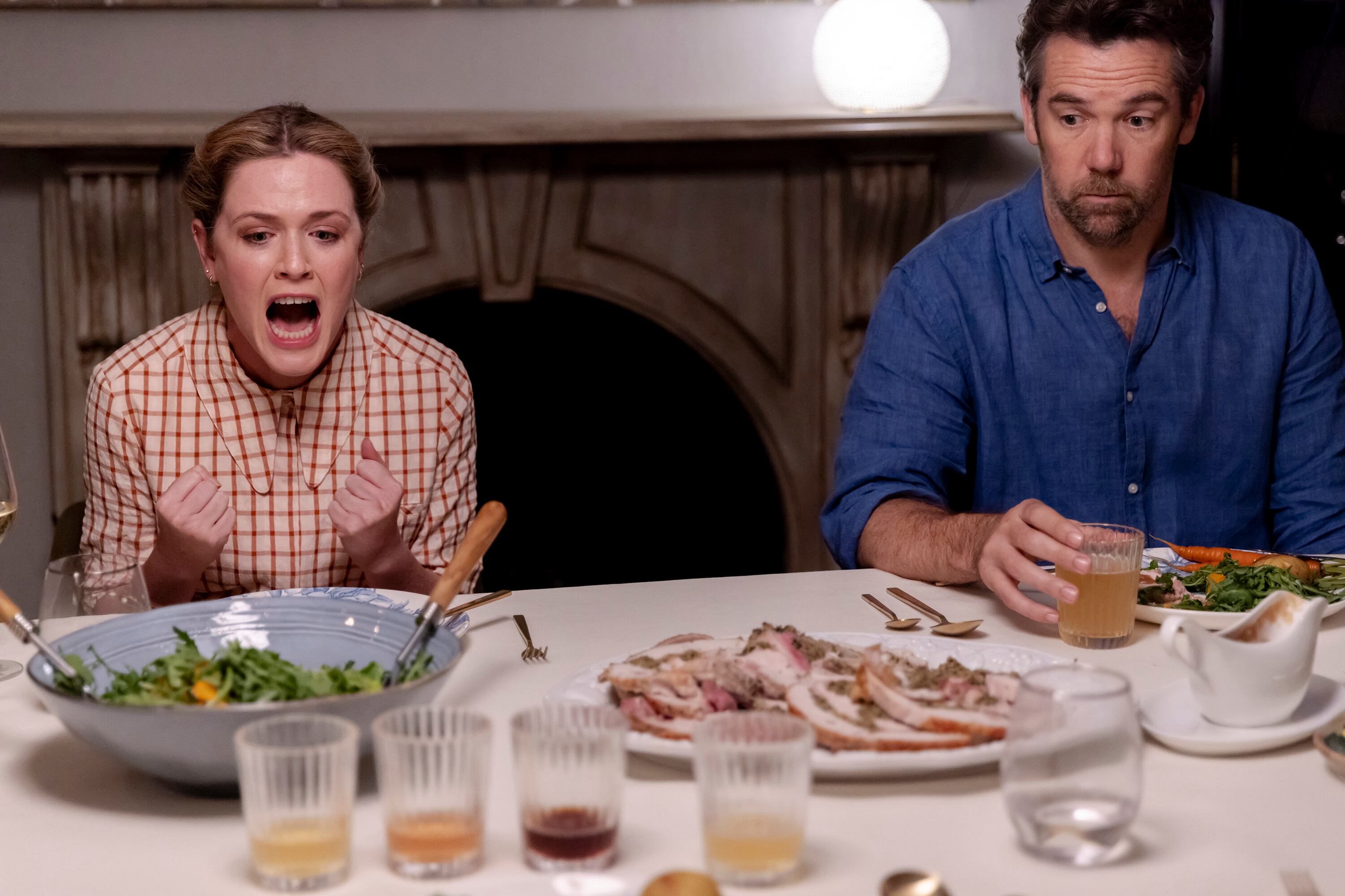 Harriet Dyer y Patrick Brammall son pareja en la vida real.