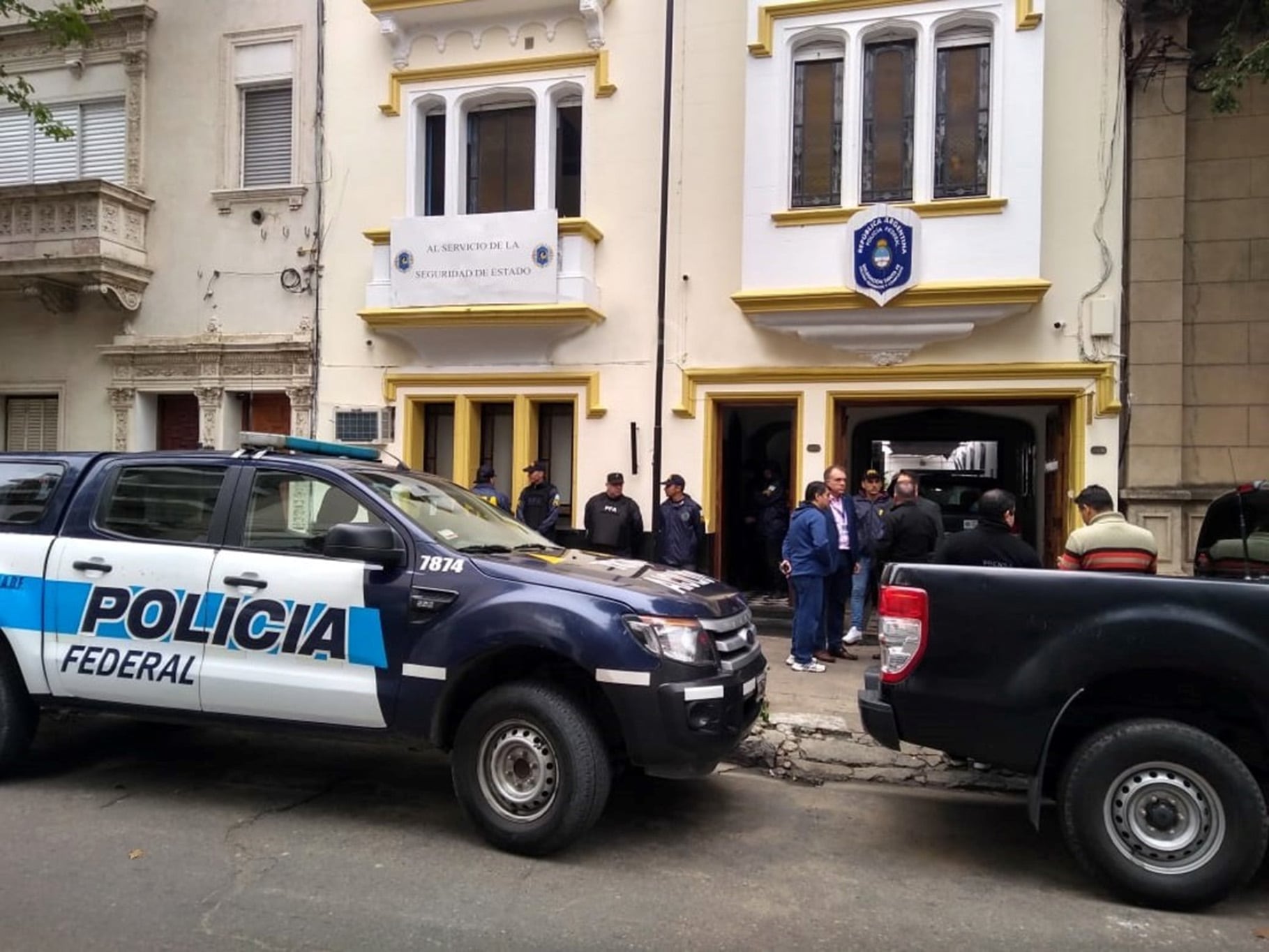 El operativo que terminó con los federales presos.