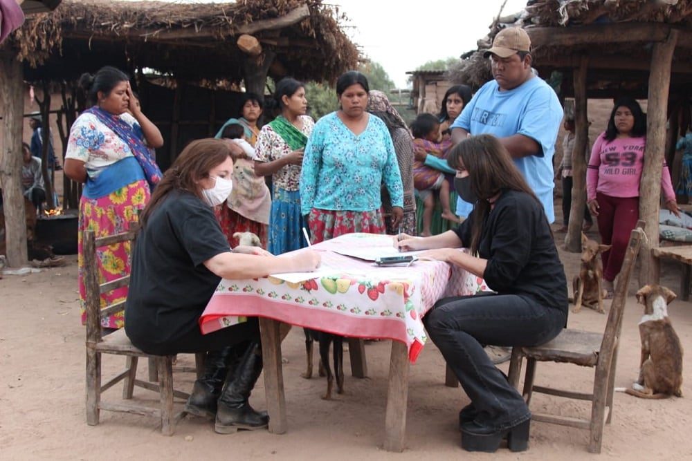 Operativo de documentación en Vertiente Chica, realizado en mayo último