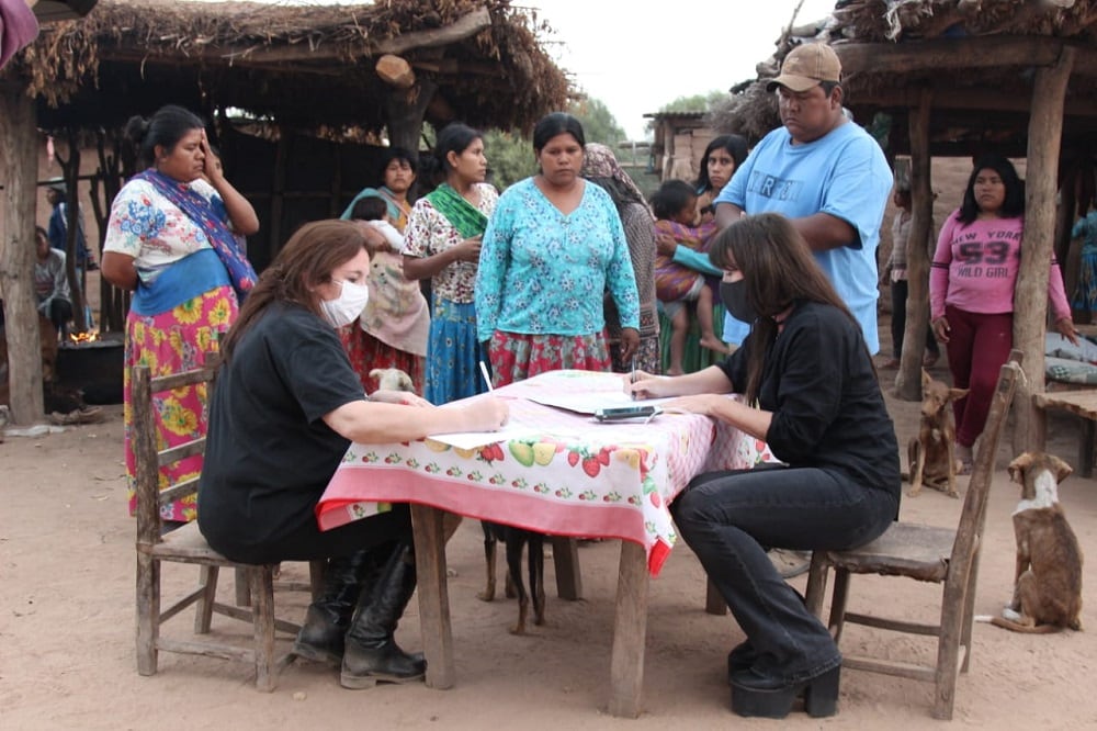 Operativo de documentación en Vertiente Chica, realizado en mayo último