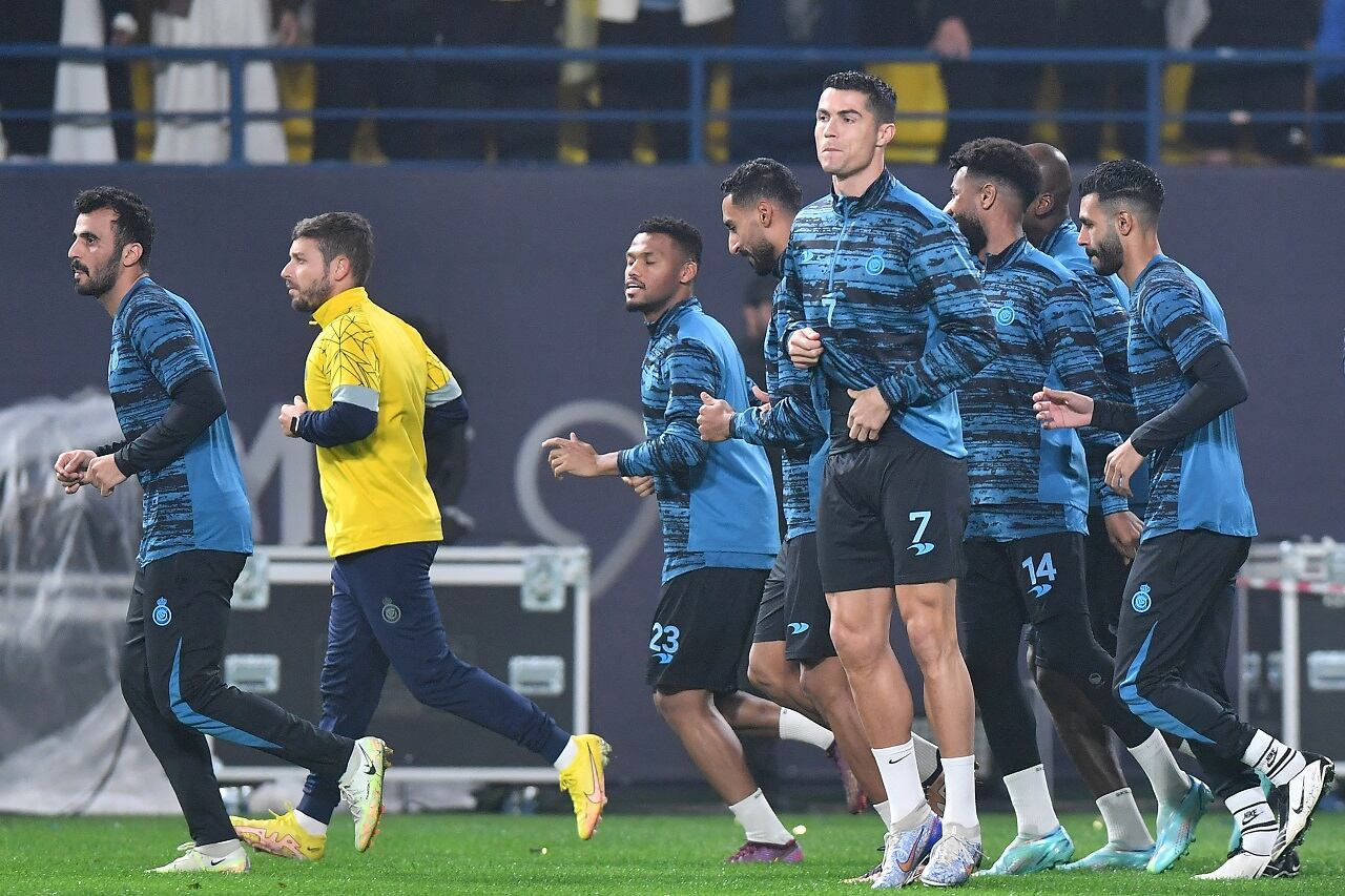 Cristiano Ronaldo fue presentado y al rato estaba entrenando con sus nuevos compañeros