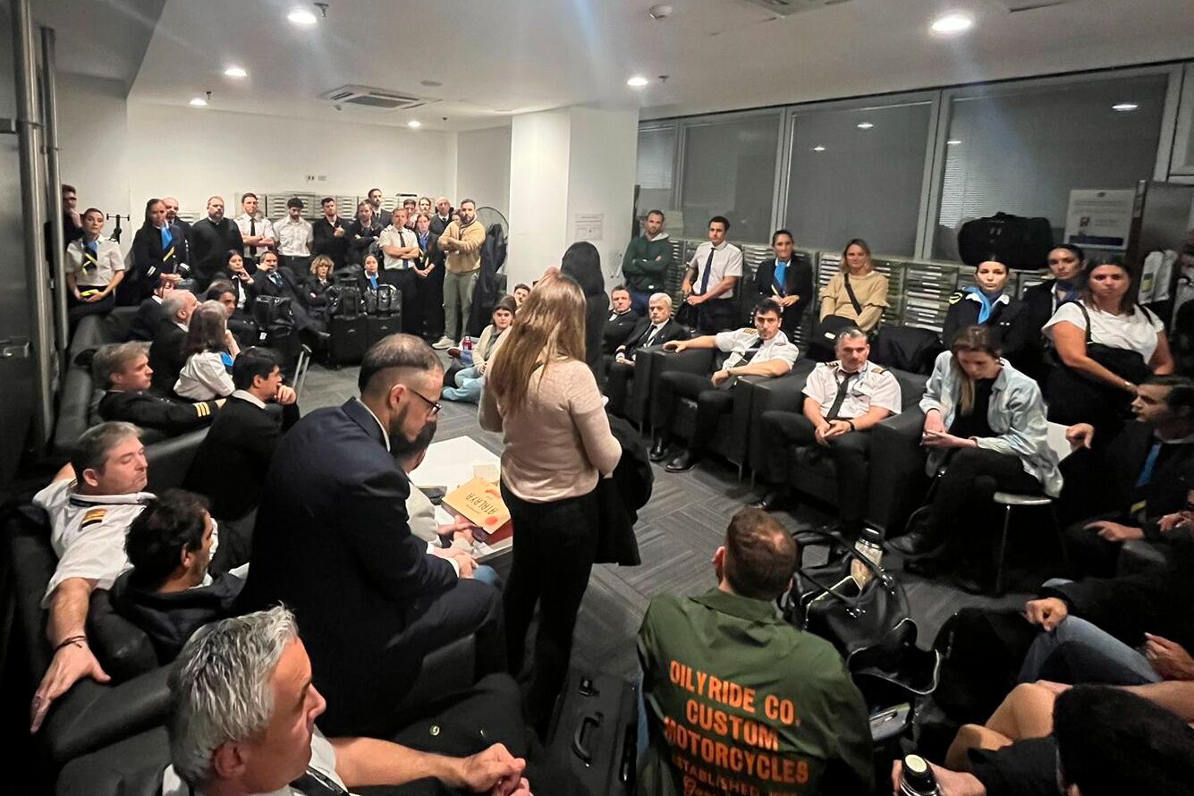 Los pilotos están en alerta ante las amenazas de Aerolíneas Argentinas.