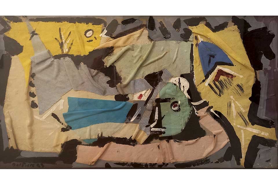 Juan Del Prete: Collage con stracci, Génova. 