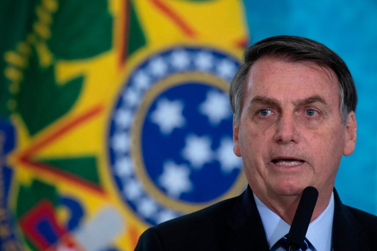 Bolsonaro llamó "canalla" al diario Folha de San Paulo. 