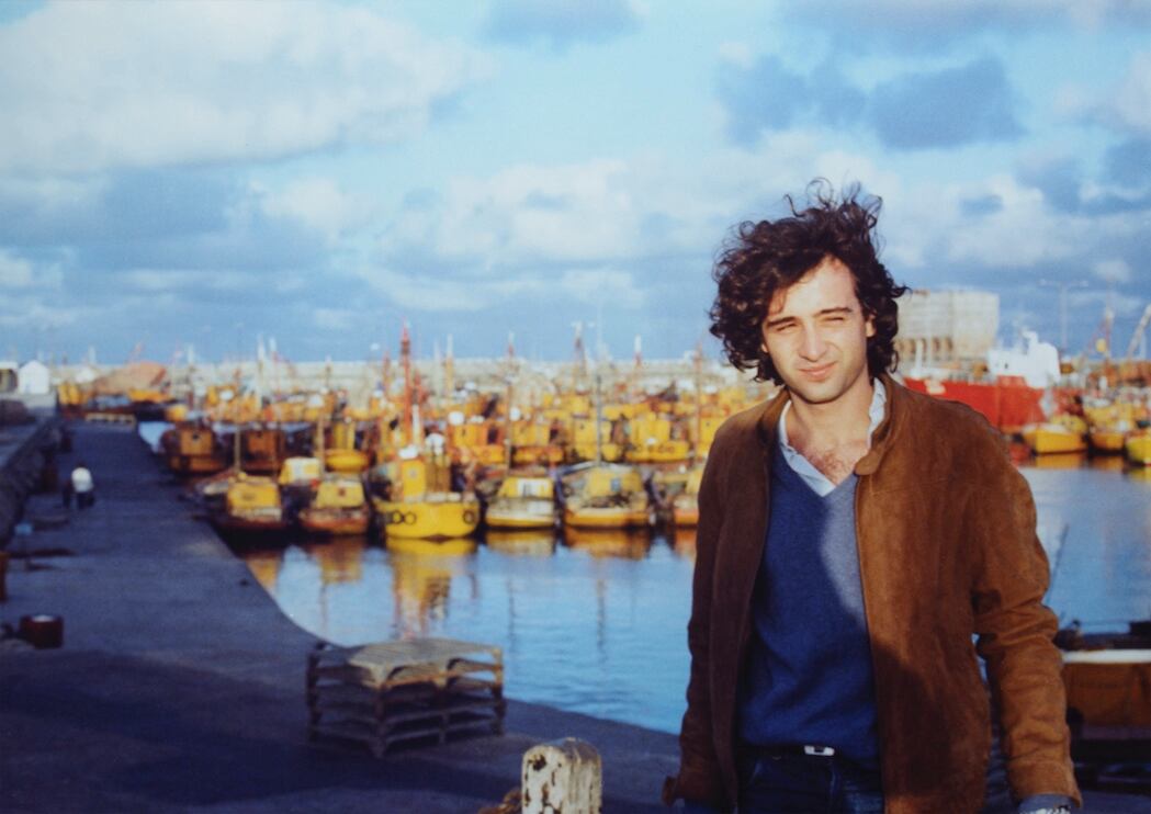 Andrés Theocharidis en Mar del Plata, 1985.