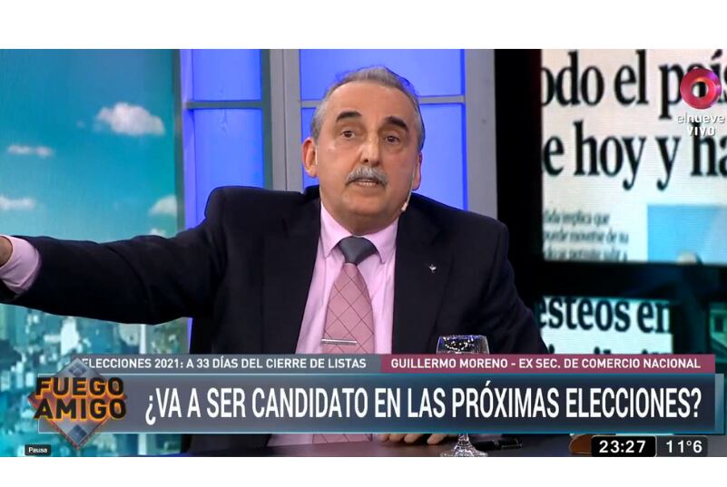 Foto: Fuego Amigo, Canal Nueve