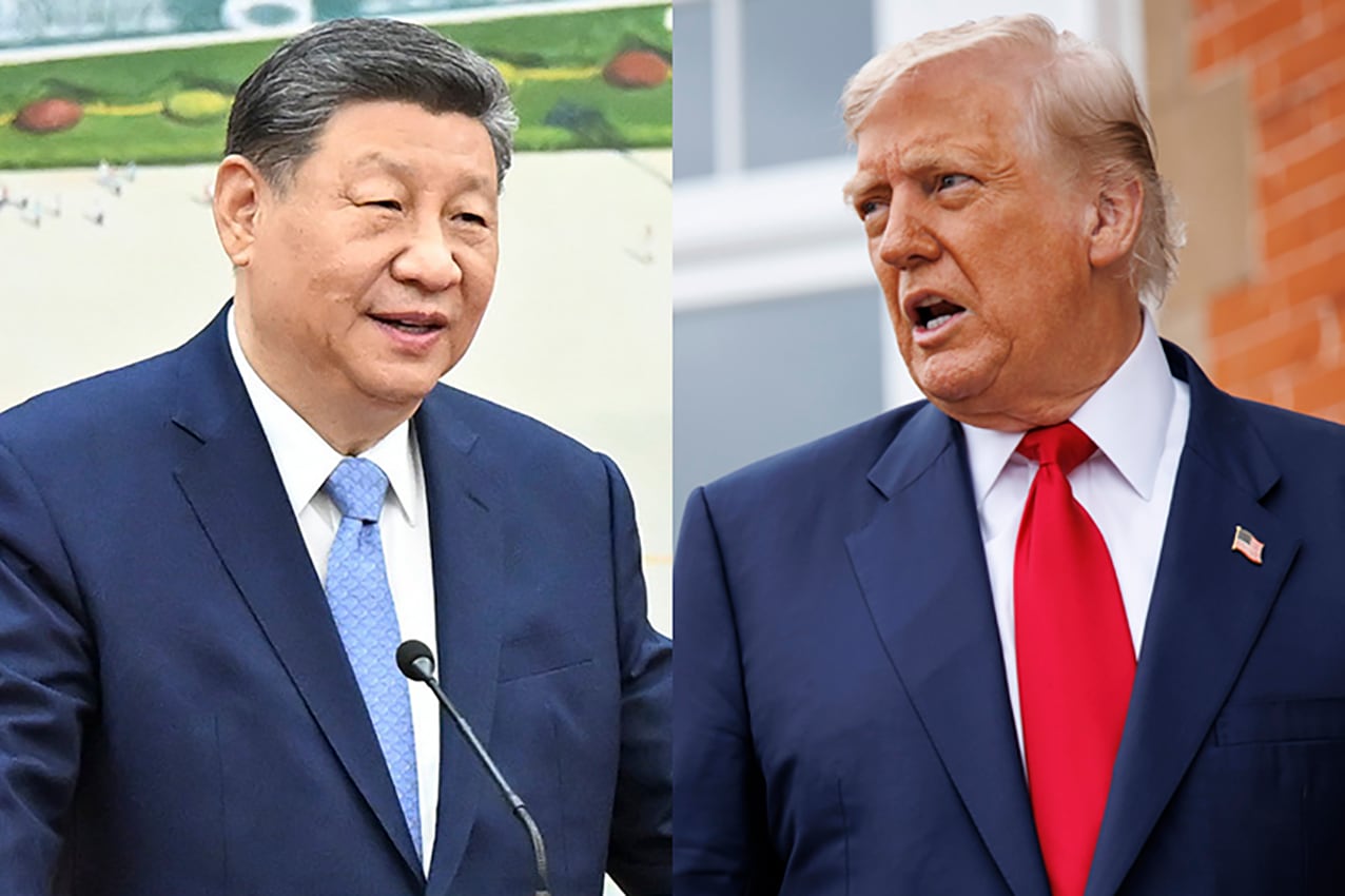 Xi Jinping, presidente de China, y Donald Trump, presidente de Estados Unidos.
