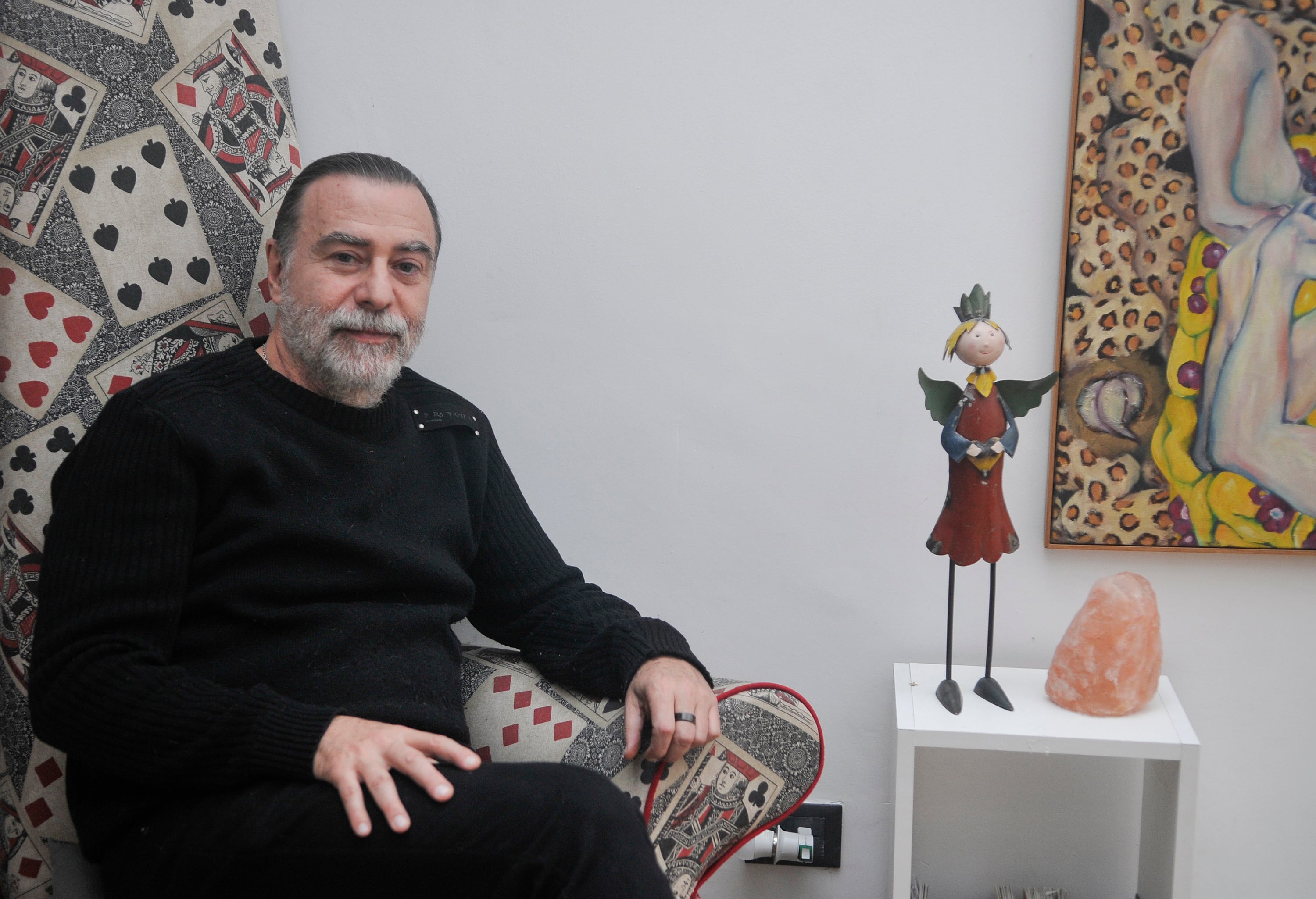 El escritor y el periodista conviven con naturalidad en Reynaldo Sietecase.