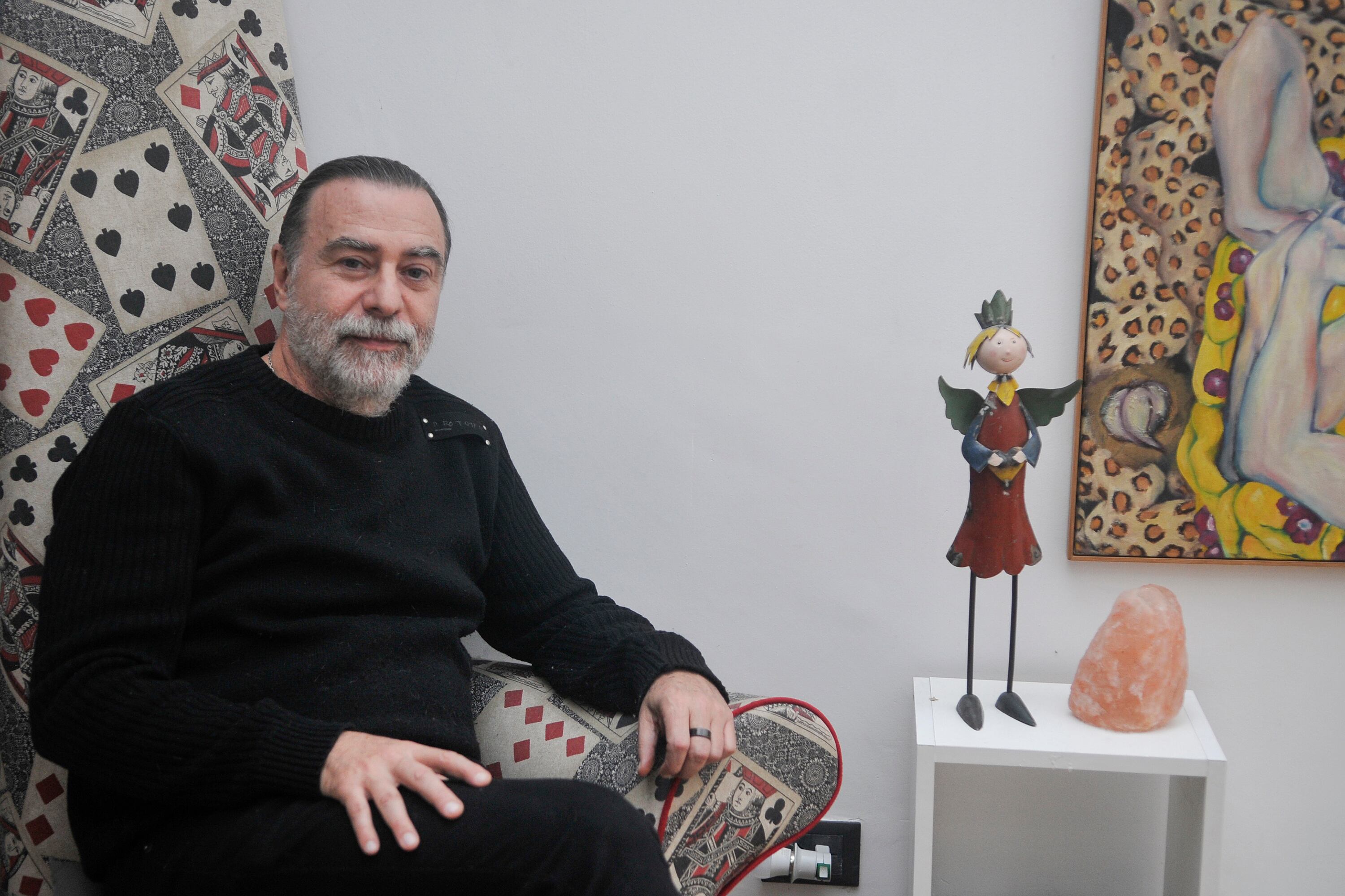 El escritor y el periodista conviven con naturalidad en Reynaldo Sietecase.