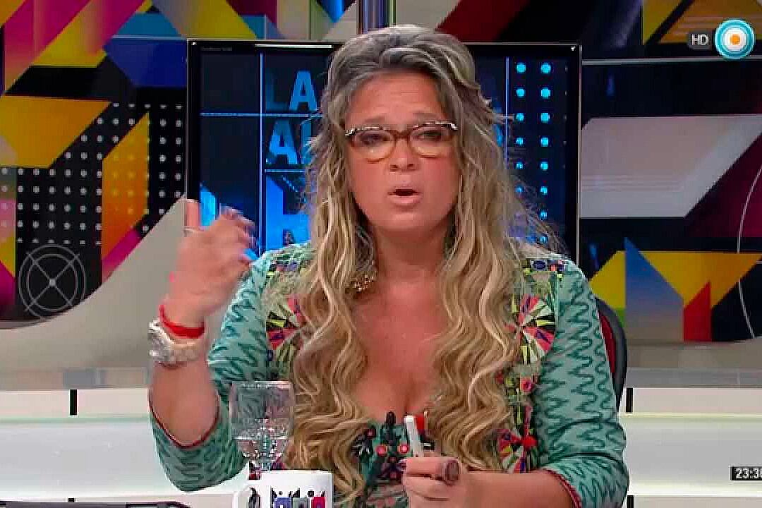 La periodista Mariana Moyano tras un accidente doméstico