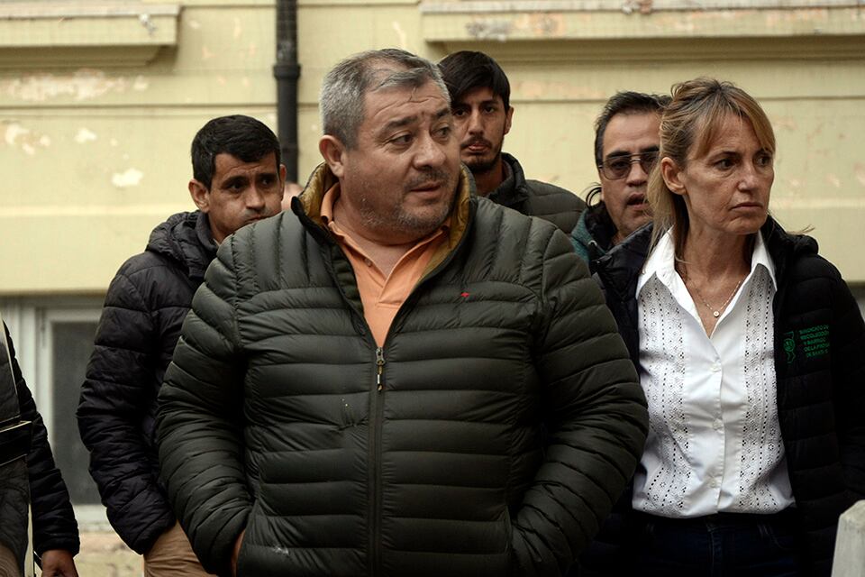 Andrada del gremio de los recolectores, uno de los convocantes.